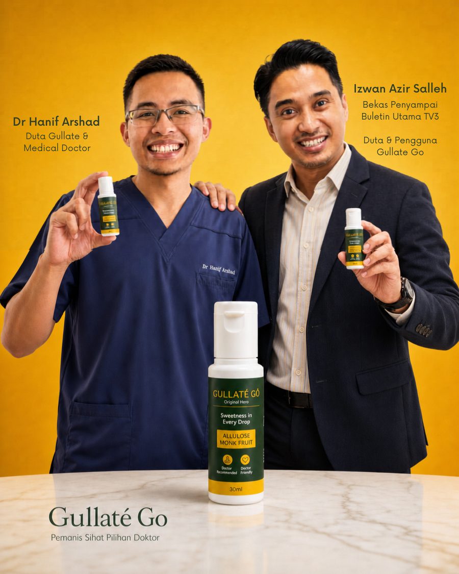 Dr Hanif Arshad dan Izwan Azir Salleh bersama Gullaté Go